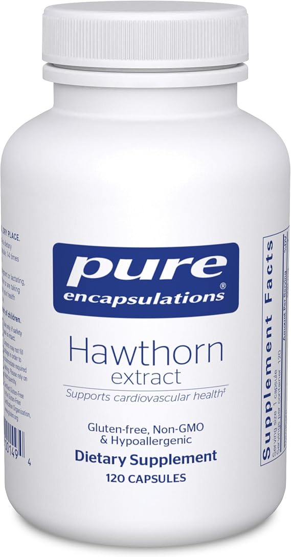 Pure Encapsulations Hawthorn Extract, 120 Capsules