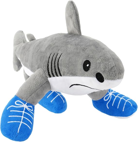 Italian Brainrot Plush Toy, 14 Inch Tralalero Tralala Plushies Toys, Soft Stuffed Funny Meme Animals Dolls Christmas Toys Gifts for Kids Boys Girls
