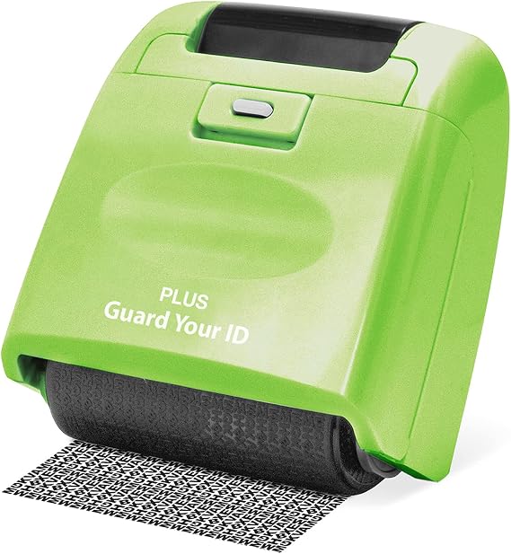 Guard Your ID Wide Roller Stamp, Green