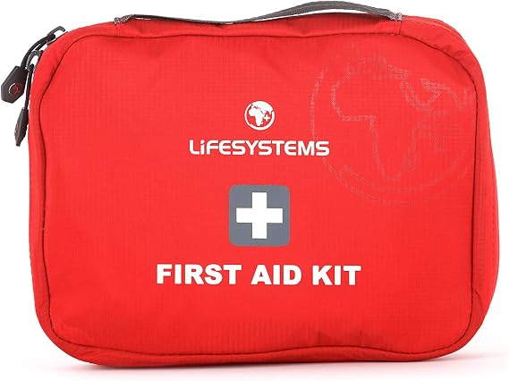 Life Systems Empty First Aid Kit - Red | Design and Build Your Own First Aid Kit, Includes Lifesystems' Quick Find Labelling System