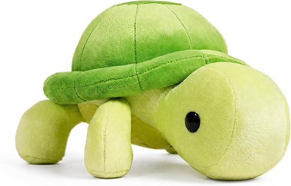 Bellzi Green Turtle Cute Stuffed Animal Plush Toy - Adorable Soft Turtle Toy Plushies and Gifts - Perfect Present for Kids, Babies, Toddlers - Torti
