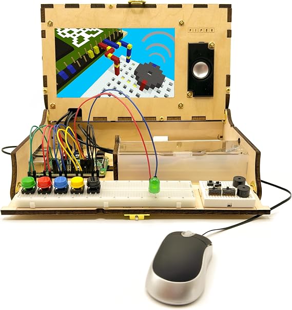 Piper Computer Kit: Award-Winning, STEAM Learning, with Raspberry Pi, Drag-n-Drop Coding, StoryMode, Games, Python, and Amazing Projects!