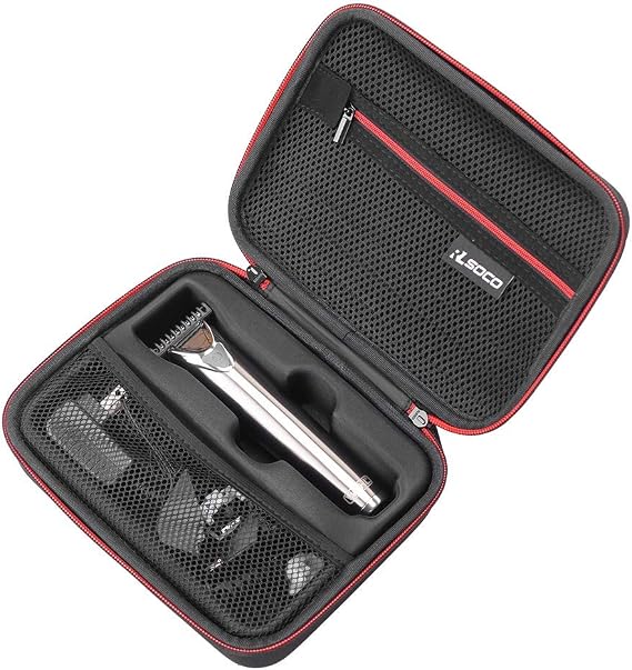 RLSOCO Carrying Case for Wahl USA Stainless Steel Lithium-Ion Cordless/Lithium Ion 2.0+ Slate Beard Trimmer for Men Model 9818A/9864/9854/9864SS (Case Only)