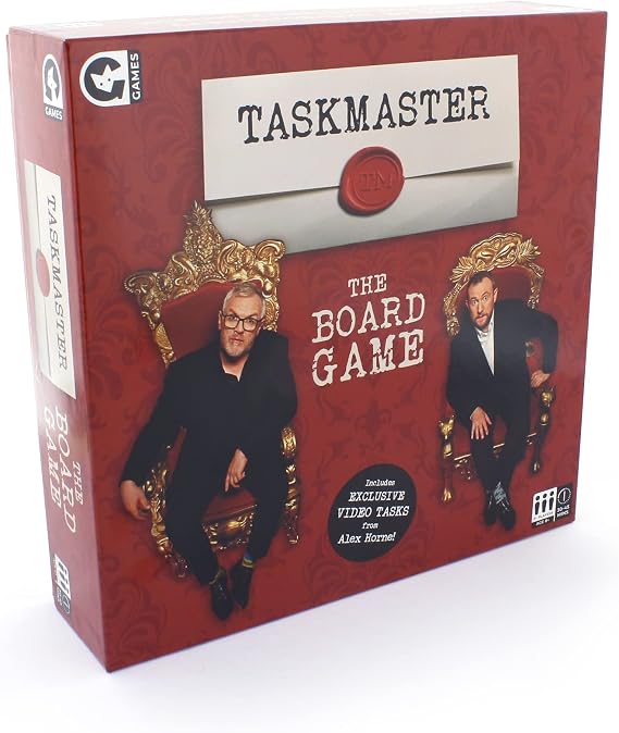 Ginger Fox Taskmaster Board Game - Compete With Family & Friends In Ludicrous Tasks To Be Crowned Taskmaster Champion