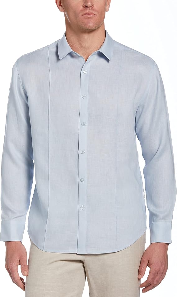 Cubavera Men's Men's Long-Sleeve Linen Shirt Shirt