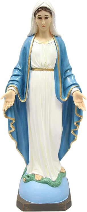 Vittoria Collection 23.5" Our Lady of Grace Mary Madonna Statue Sculpture Figurine Made in Italy