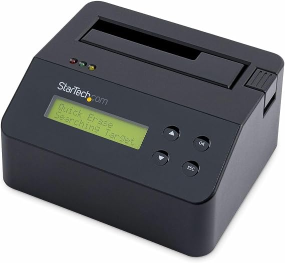 StarTech Single-Bay SATA Eraser, 4Kn, USB 3.0 to SATA III (SDOCK1EU3P2)