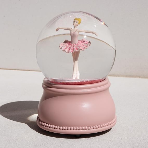 Ballerina Snow Globe, Musical Rotating Snow Globe Gift for Girls