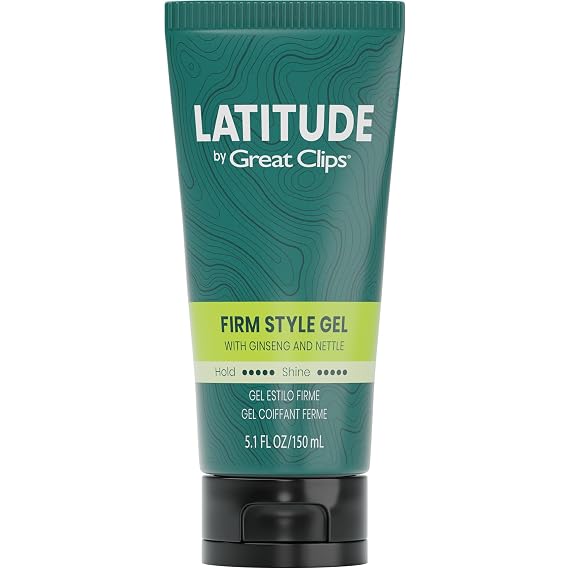 GREAT CLIPS LATITUDE Men's Firm Style Gel, 5.1oz