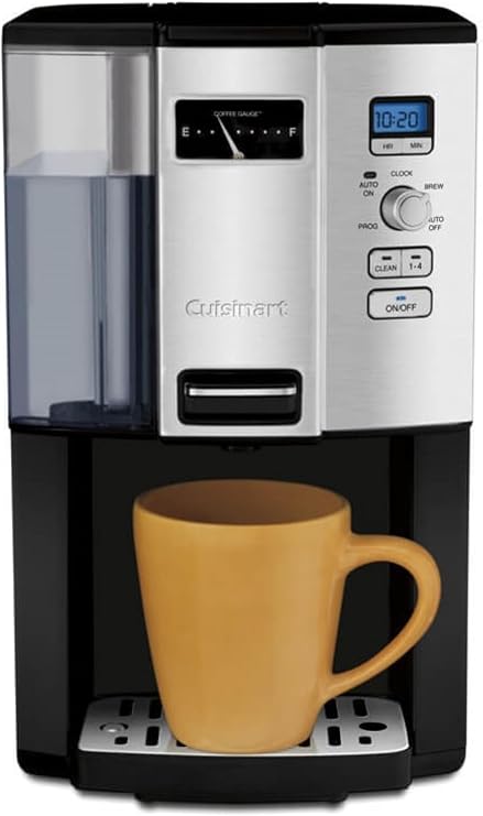 Cuisinart Coffee Maker, 12 Cup Programmable Drip Coffeemaker with Auto Shut-Off, Self cleaning, Home & Office Coffee Machine, DCC-3000NAS, Black | Coffee on Demand Dispenses Single Cups, 12-Cup Capacity, 24-Hour Programmable Start, Auto Shutoff, Removable Reservoir