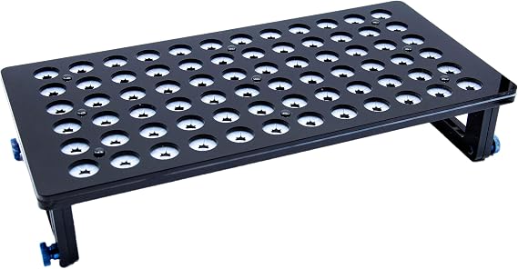 TL Reefs Stackable Locking Frag Rack with FDA Grade Silicone, Adjustable Legs, Holds 72 Frags, 11.75" x 5.75" x 2.5"