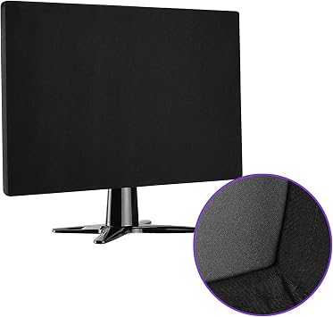 J&C Monitor Dust Cover Elastic Computer Dust Cover Monitor Dust Cover 27 Inch Computer Dust Cover for Desktop Computer Screen Protective Cover (27inch)