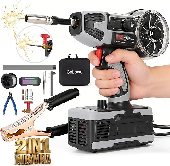 2 in 1 MIG and Stick Welder 250A Portable Handheld- Farm Auto Repair Home