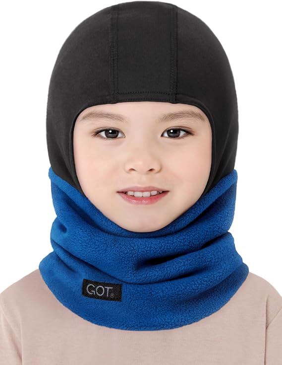 Toddler Balaclava Ski Mask - Kids Fleece Neck Warmer Boys Girls Winter