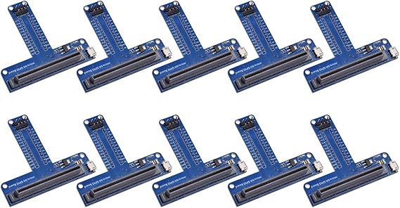 10X T-Type Expansion Adapter for Microbit Breadboard Python Graphical Programming Interface for Microbit