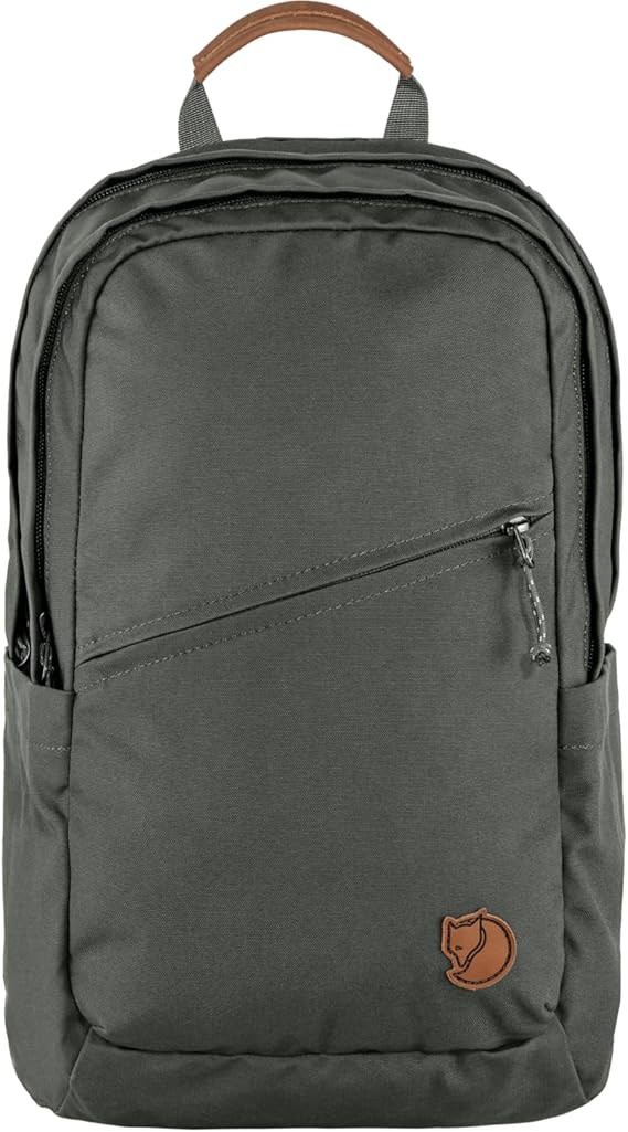 Fjallraven Raven 20 Backpack - Multi-Pocket Organization, Padded Support, Durable Fabric - Commuting, Travel, Basalt