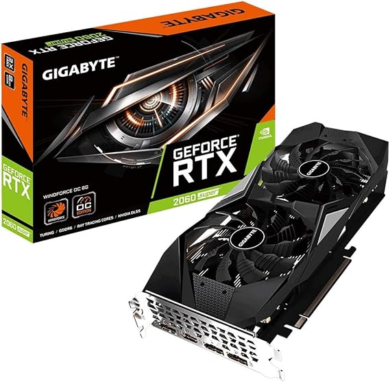 GIGABYTE GeForce RTX 2060 OC 6G Graphics Card, 2X Windforce Fans, 6GB 192-bit GDDR6, Gv-N2060OC-6GD REV2.0 Video Card