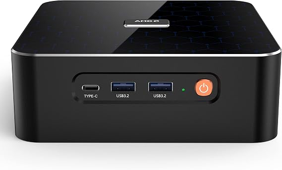 KINGDEL Mini PC Desktop Computer AMD Ryzen 7 7840HS CPU 32GB DDR5 RAM 2TB M.2 SSD 2xLAN(2500M2) Small PC Support 8K Triple Display USB 3.0, HTPC, Gaming