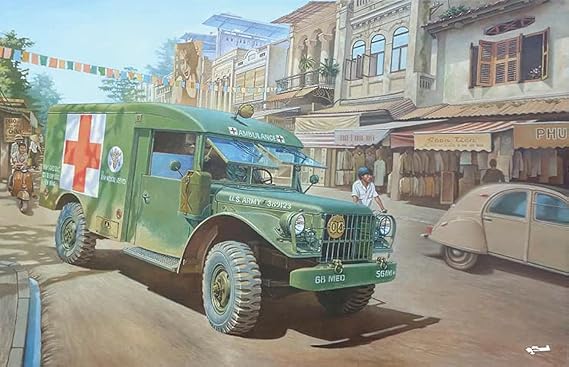 Roden 811 Dodge M43 3/4 TON 4X4 Ambulance Truck Plastic Scale Model KIT 1/35