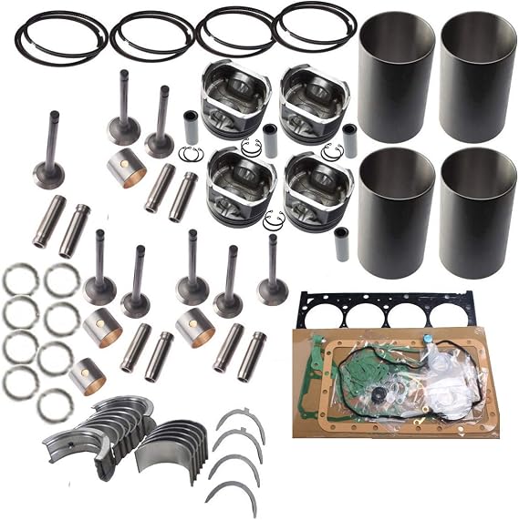 Overhaul Rebuild Kit Liners Sleeves for Mitsubishi 4M40 4M40T Engine Mitsubishi PAJERO TRITON MK NM CAT 307B SUMITOMO SH60
