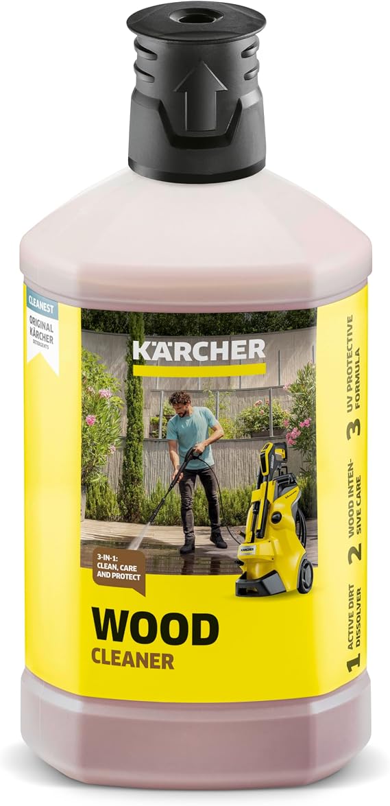 Kärcher 62957570 3-in-1 Wood Plug and Clean Pressure Washer Detergent, 6.295-757.0