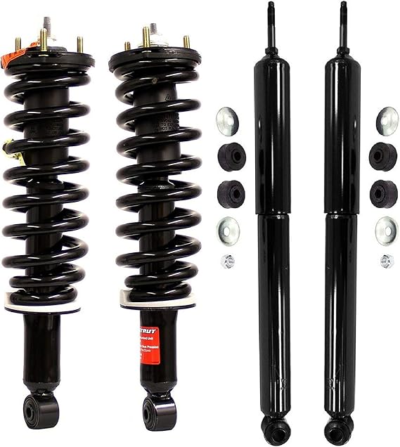 Monroe Front Strut Coil Springs & Rear Shock Absorbers Kit For Toyota Sequoia