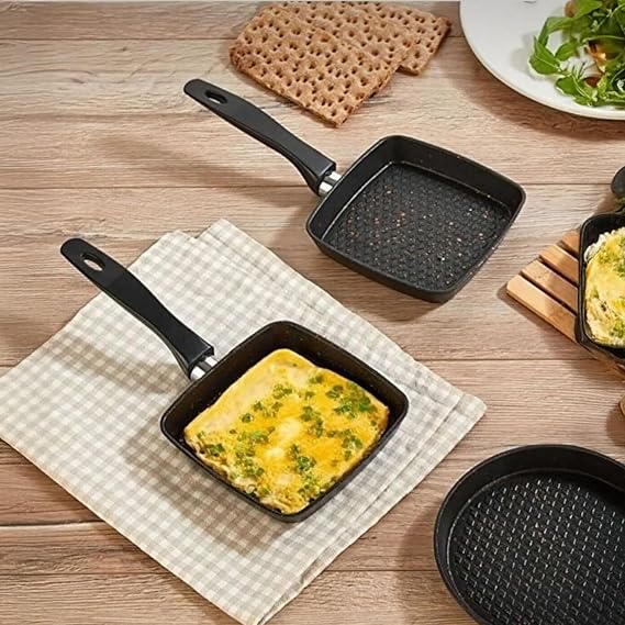 Deconox Fireproof Nonstick Granite Coating Cast Mini Pan (SQUARE)