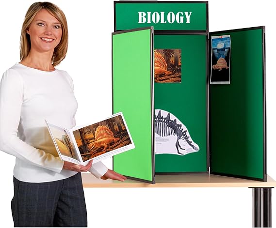 Exhibition 3 Panel Display Kit Emerald Green/Quince