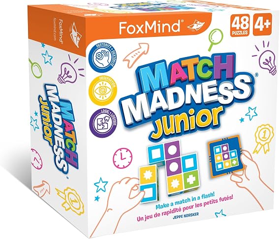 FoxMind Match Madness Junior - Pattern Matching Puzzle Game for Kids
