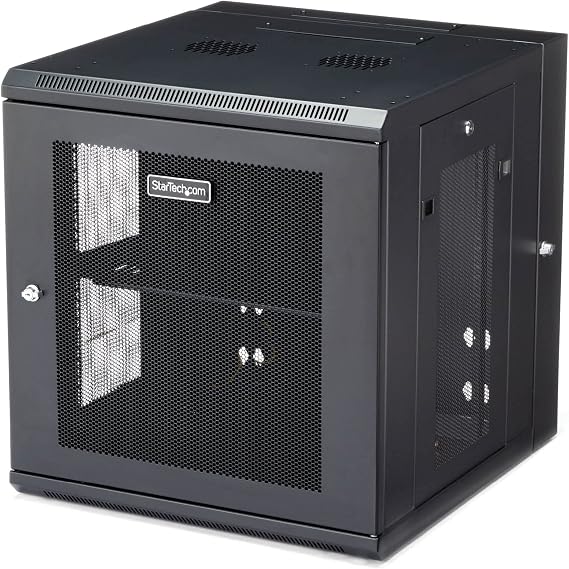 StarTech 12U Wall-Mount Cabinet, 19in, 4-Post, 20in Deep (RK1224WALHM)
