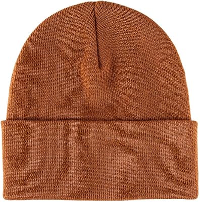 Baby Satin Lined Knit Beanie Hat Acrylic Winter Hats for Infant Toddler Silk Lining Soft Slouchy Warm Beanie Hat Girls Boys