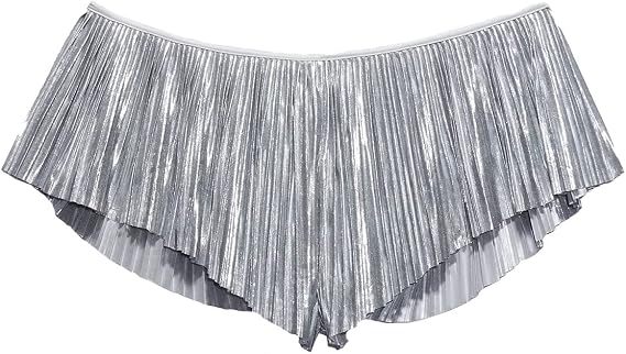 Savage X Fenty Womens Pleated Lame Short