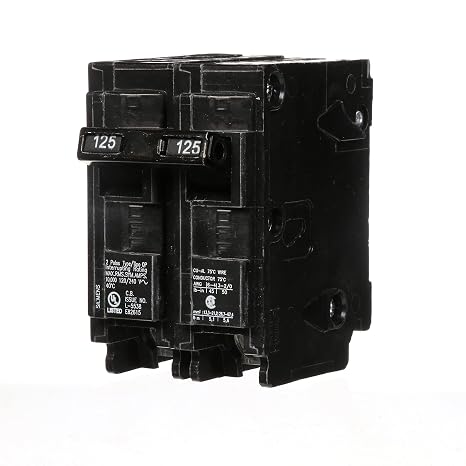 Q2125 125-Amp Double Pole Type QP Circuit Breaker