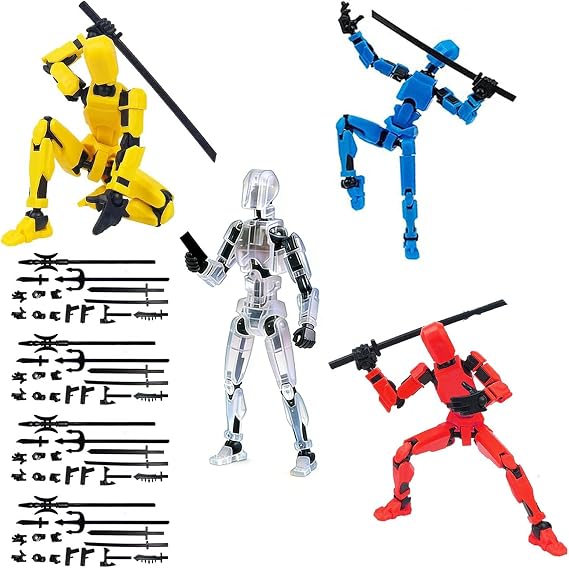 T13 Action Figure, Assembly Completed Dummy 13 3D Printed Kit|4Pcs
