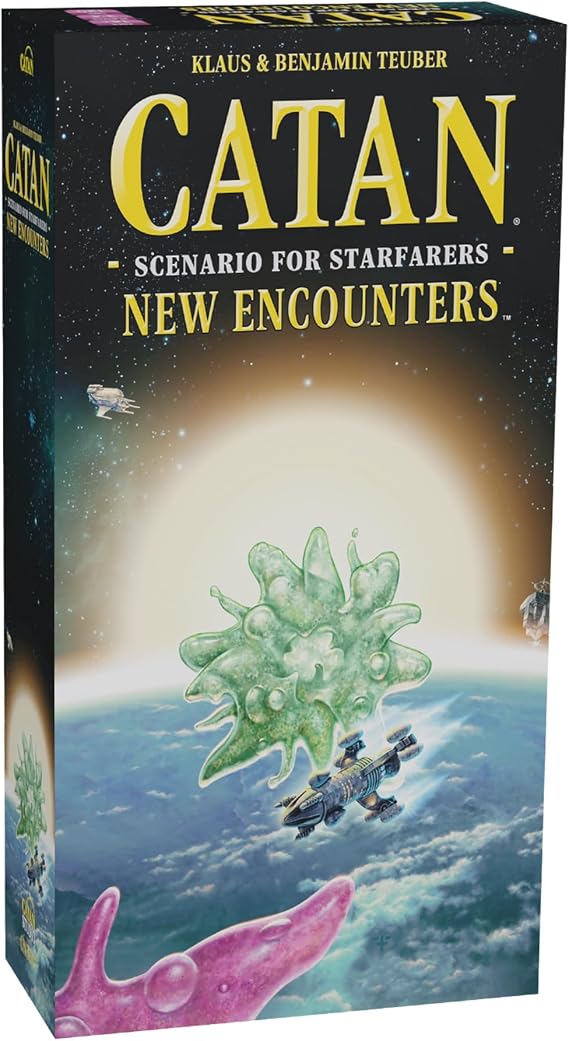 CATAN Studio | Catan Starfarers: New Encounters Expansion | Board Game | Ages 14+ | 3-4 Players | 120 Minutes Playing Time