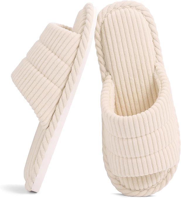 shevalues Summer House Slippers for Women Men Waffle Indoor Slippers