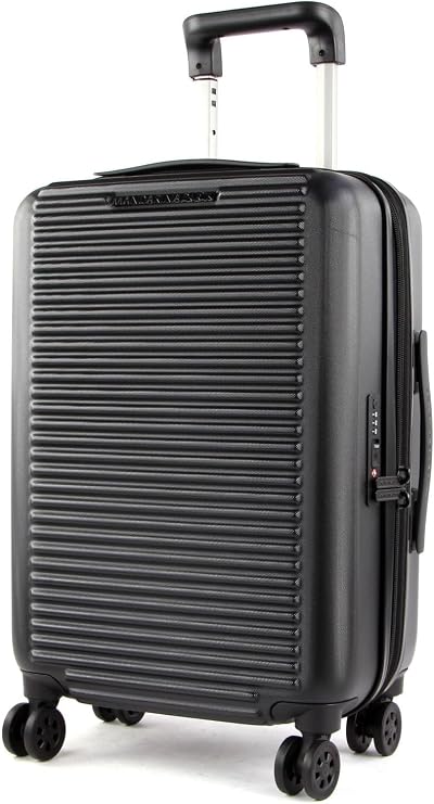 Mandarina Duck TANK CASE - TROLLEY CABIN EXP, Black, 35x55x23/26(LxHxW), Suitcases and Trolleys