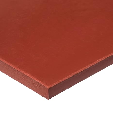 Silicone Rubber Sheet, FDA Grade, 20A, 1/8 in Thick x 12 in Wide x 24 in Long