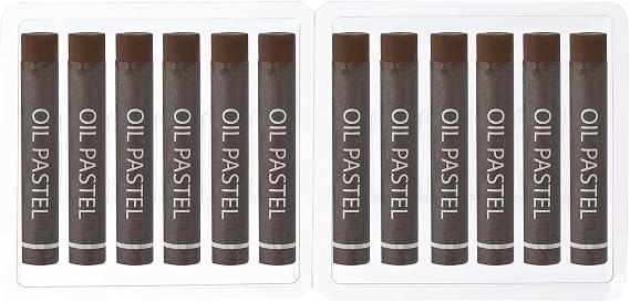 PATIKIL Bronze Oil Pastels, 12Pcs Soft Oil Crayons Creamy Pastels Stick Art Supplies for Art Painting Drawing Blending Graffiti for Artists Beginners
