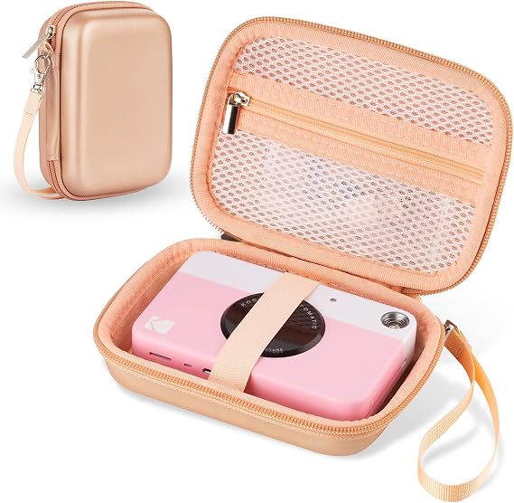 Carrying Case for Kodak Printomatic/Kodak Step/Kodak Mini 2 HD/Kodak Smile Digital Instant Print Camera, Hard Strorage Bag Protective Cover (Case Only)