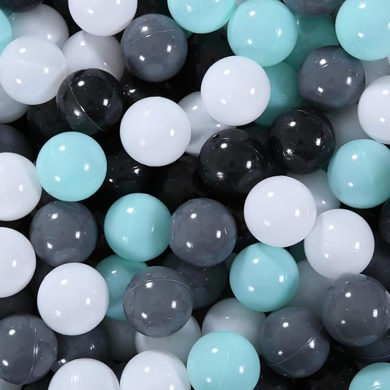 Ball Pit Balls for Toddlers, 100/200/500 Pack Crush Proof, BPA Free & Non-Toxic Safe Play Toys for Boys & Girls Play Tent, Kiddie Pool, Backyard, Birthday Party Decoration