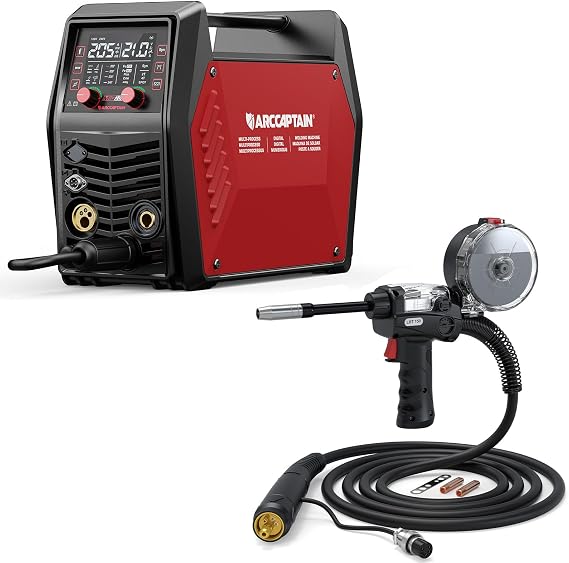 ARCCAPTAIN MIG205 PRO & 5 Pin Spool Gun