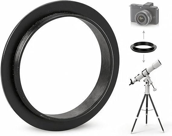 joleully M48-M54 Adapter Ring, Aluminium Alloy Astronomical Telescope Adapter Ring, Telescope to Cameras Adapter Mount Astronomical Telescope Accessory, for Astronomical Telescope