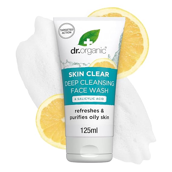 Dr Organic SkinClear Deep Pore Cleansing Face Wash 125ml