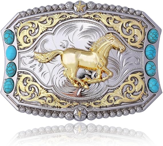JAOYU Western Cowboy Belt Buckle for Men Women Vintage Animal Belt Buckle