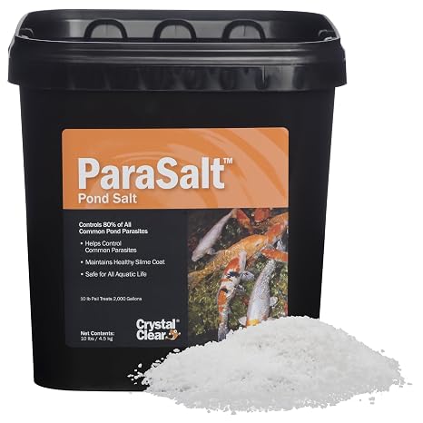 CrystalClear ParaSalt Rock Salt Crystals for Pond & Water Garden, 10 lbs