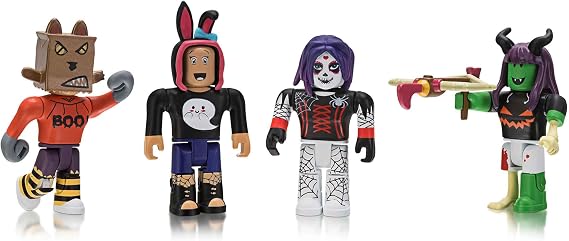 Roblox Celebrity Collection - Naughty Night 4 Pack With Exclusive Virtual Item