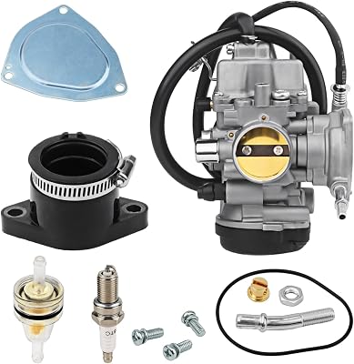 Carburetor Carb & Intake Manifold Boot For YAMAHA Wolverine 450 Kodiak 400 Kodiak 450 2003-2006 Grizzly 400 Grizzly 450 5ND-E4101-11-00 5TE-E4101-01-00 5GH-13586-00-00 5ND-14101-00-00 5ND-E4101-01-00