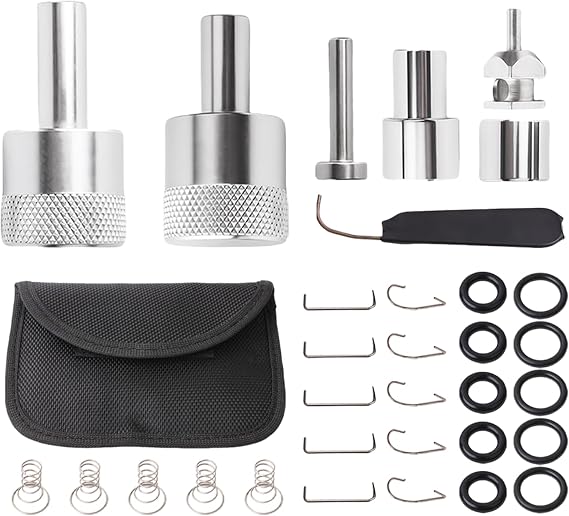 MC400 & MC300 Fuel Check Valve Repair Tool Kit, EFI System Rebuild Tools Compatible with Harley Davidson 2001-2026 Models, Professional Fuel Line Maintenance Set, Replaces MC-400 MC-300