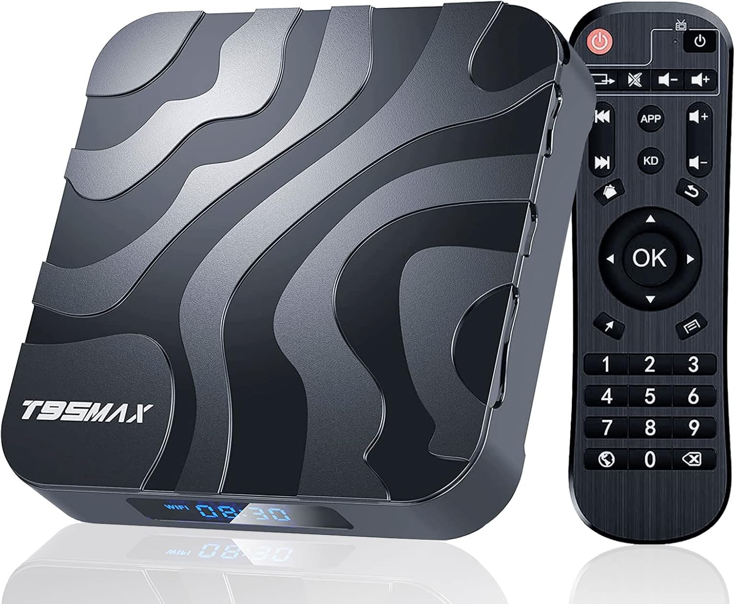 EASYTONE T95MAX Android TV Box 12.0,2022 Newest Android TV Box 2GB RAM 16GB ROM H618 Quad-Core Chipest 6K TV Box Supports 2.45G Dual WiFi Ethernet 3D HDR10 Bluetooth 4.0 USB 2.0 Android Box TV